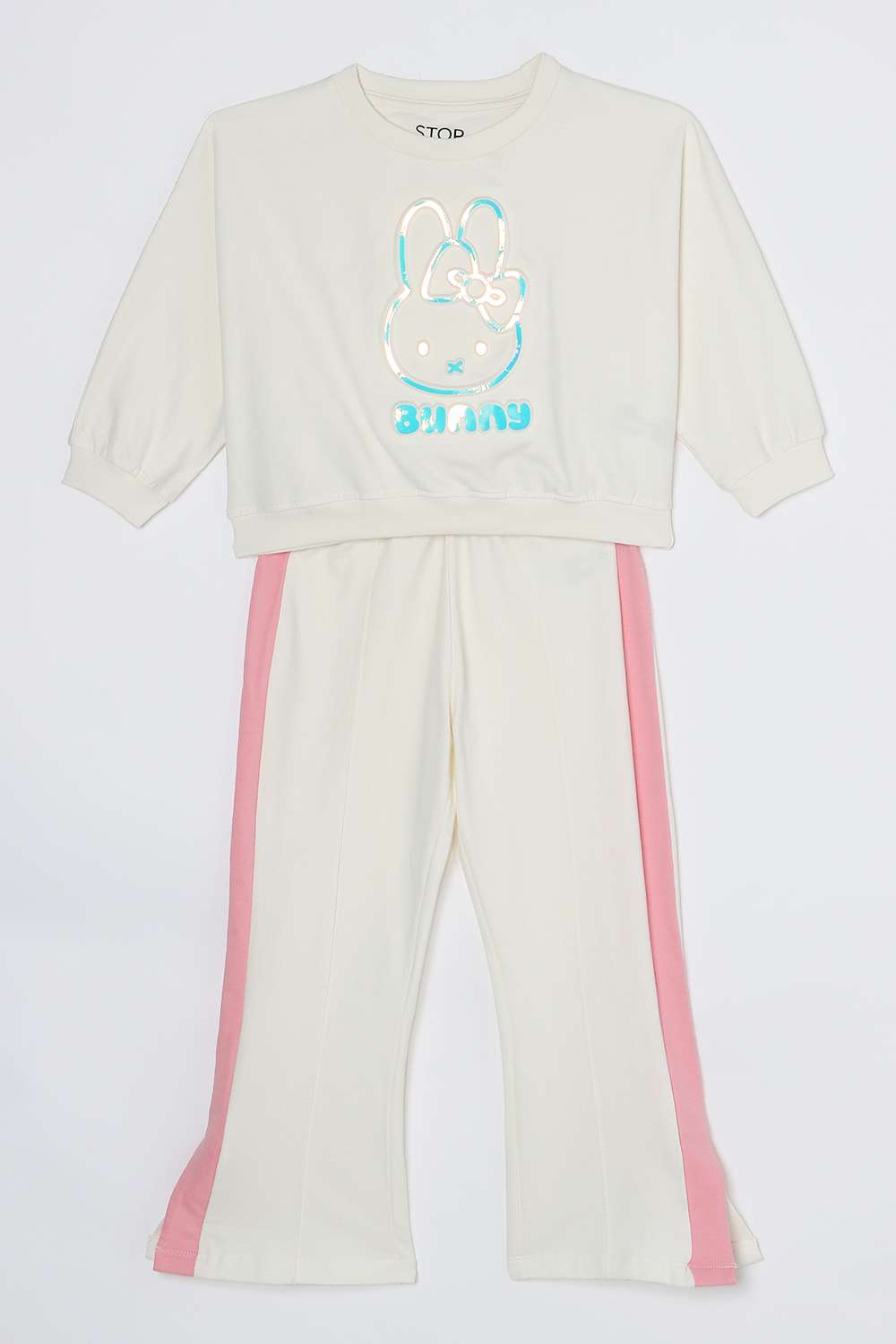 Graphic-Print-Cotton-Regular-Fit-Girls-Clothing-Set