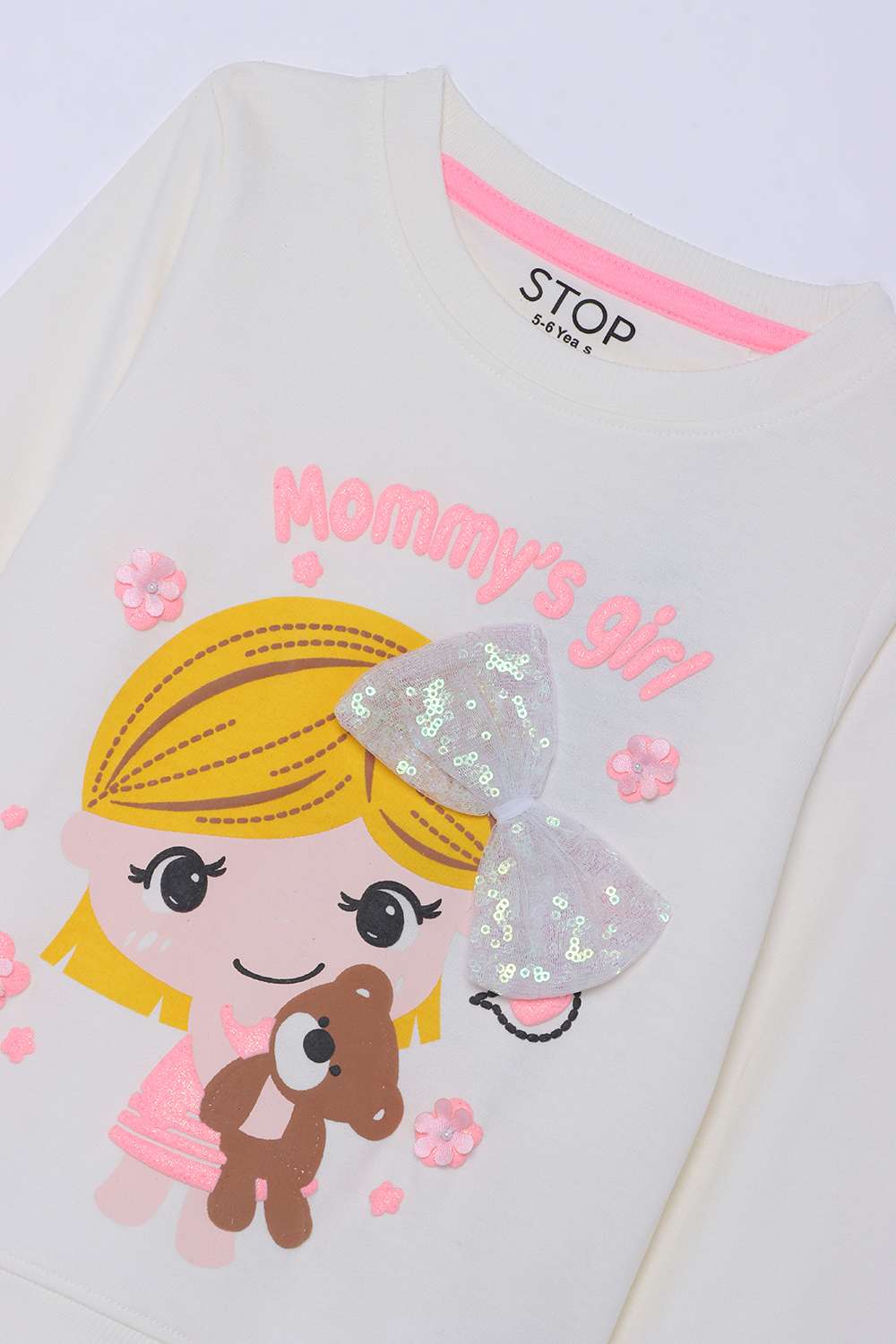 Graphic-Print-Cotton-Round-Neck-Girls-Sweatshirt