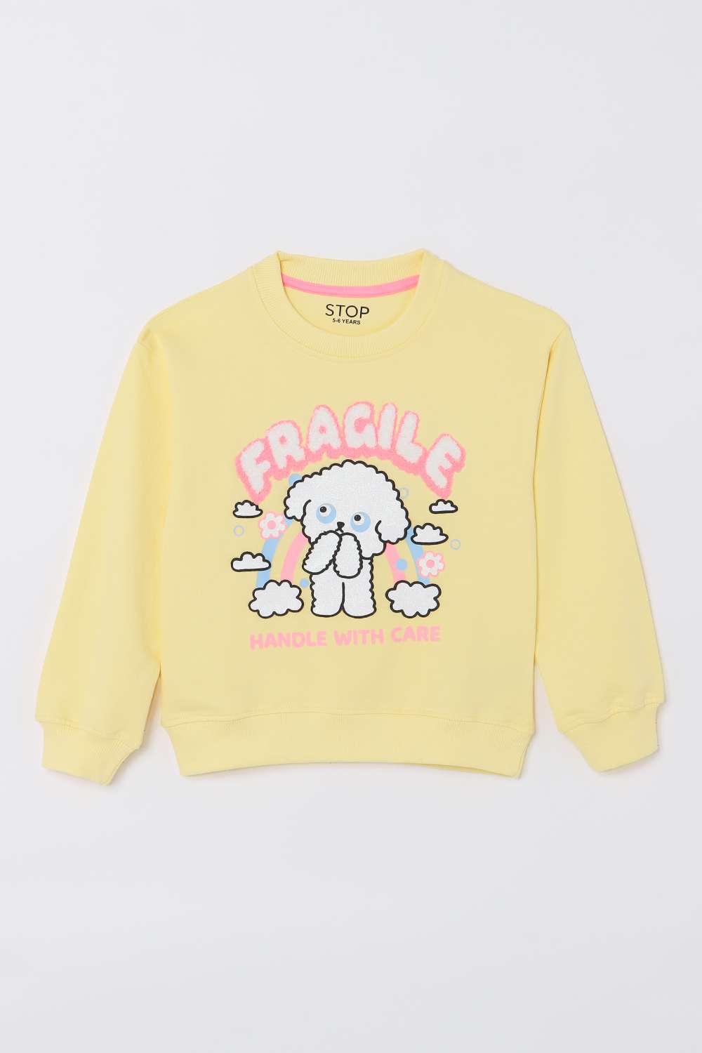 Graphic-Print-Cotton-Round-Neck-Girls-Casual-Wear-Sweatshirt