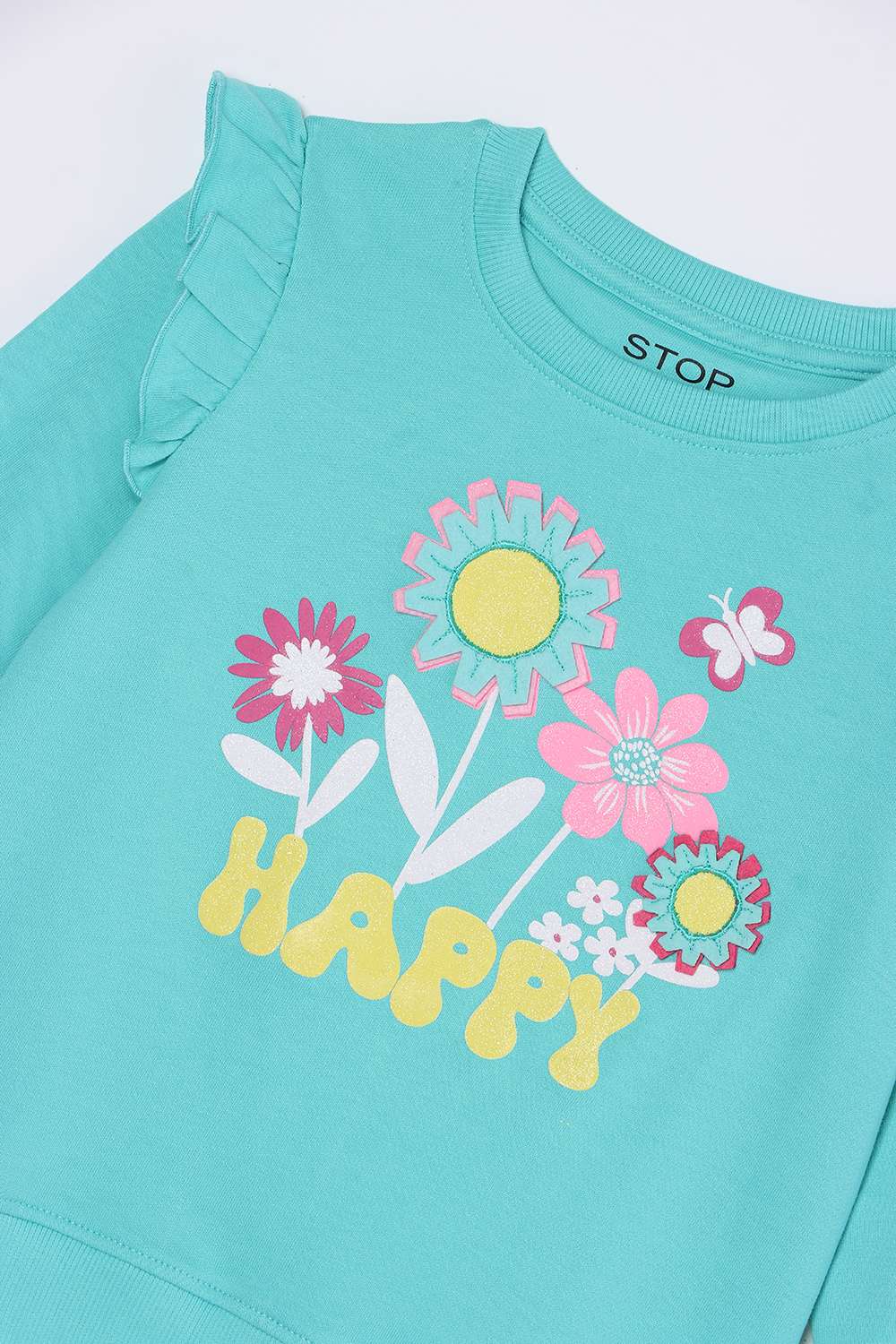 Graphic-Print-Cotton-Round-Neck-Girls-Sweatshirt