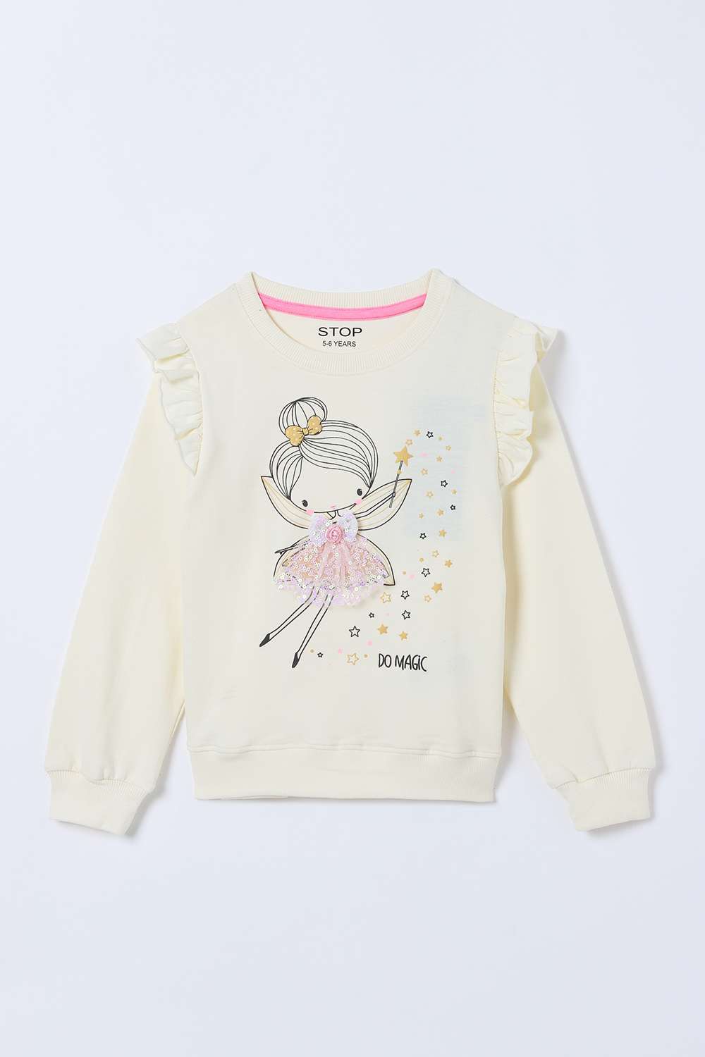 Blended-Fabric-Regular-Fit-Girls-Sweatshirt