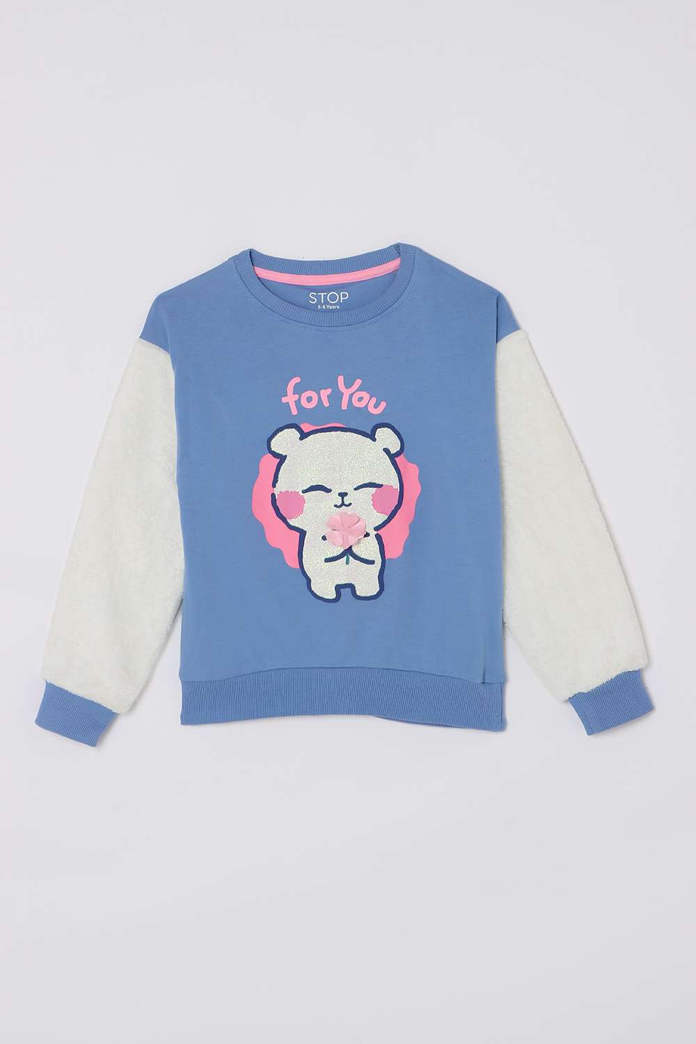 Graphic-Print-Round-Neck-Cotton-Girl-s-Casual-Wear-Sweatshirt