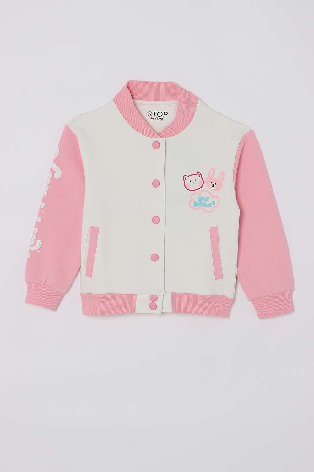 Character-Print-Collared-Blended-Fabric-Boy-s-Casual-Wear-Sweatshirt