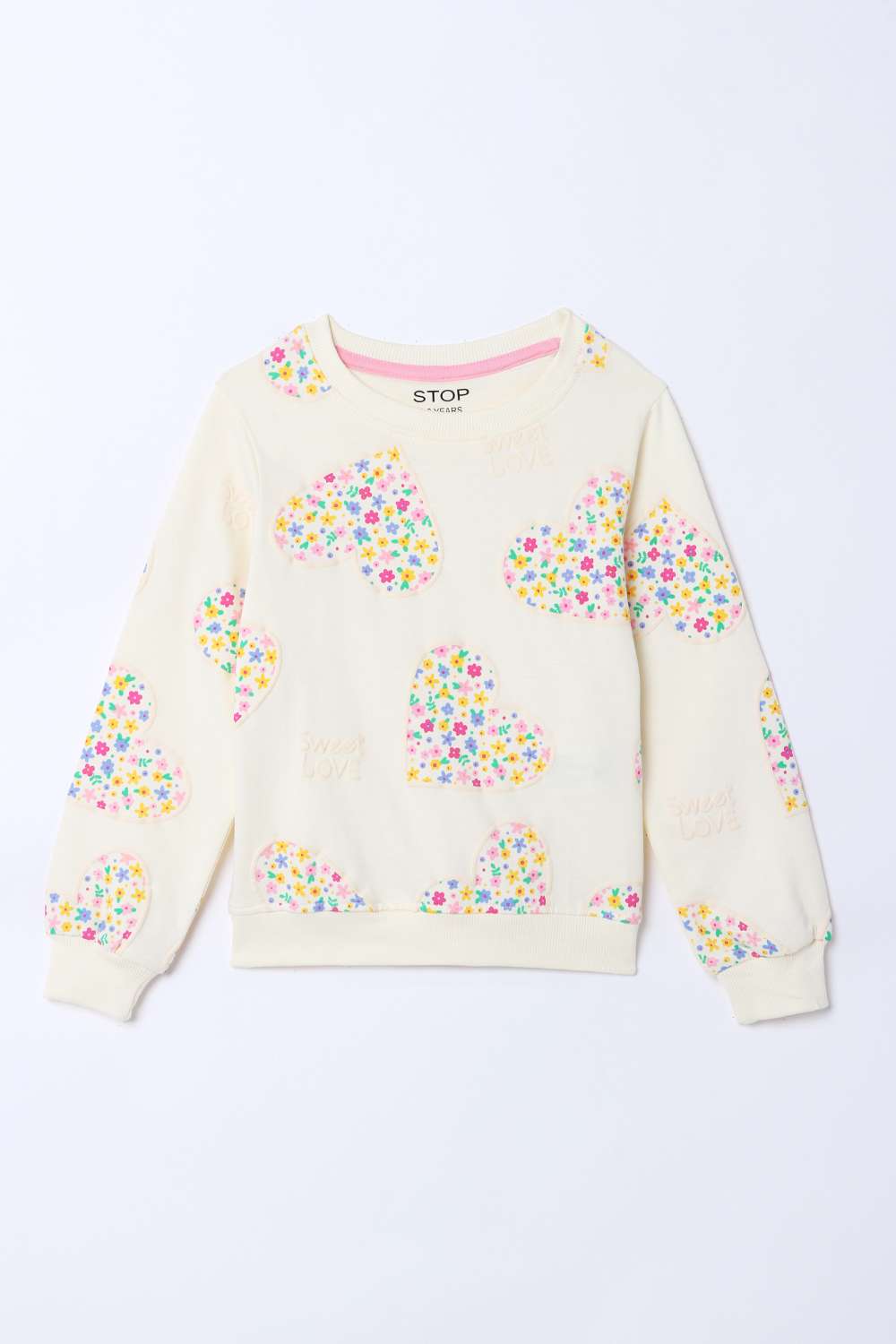 Blended-Fabric-Regular-Fit-Girls-Sweatshirt