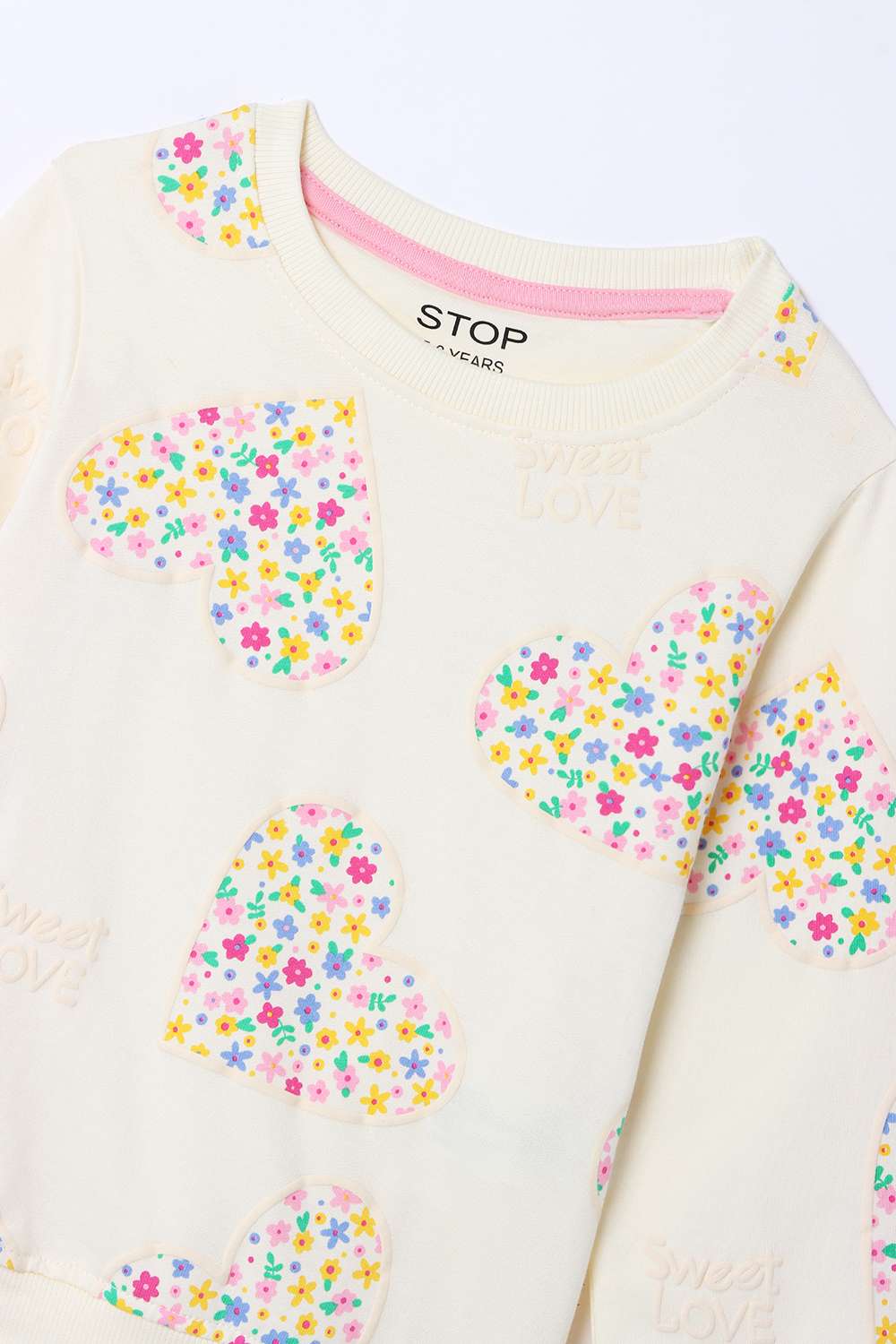 Blended-Fabric-Regular-Fit-Girls-Sweatshirt