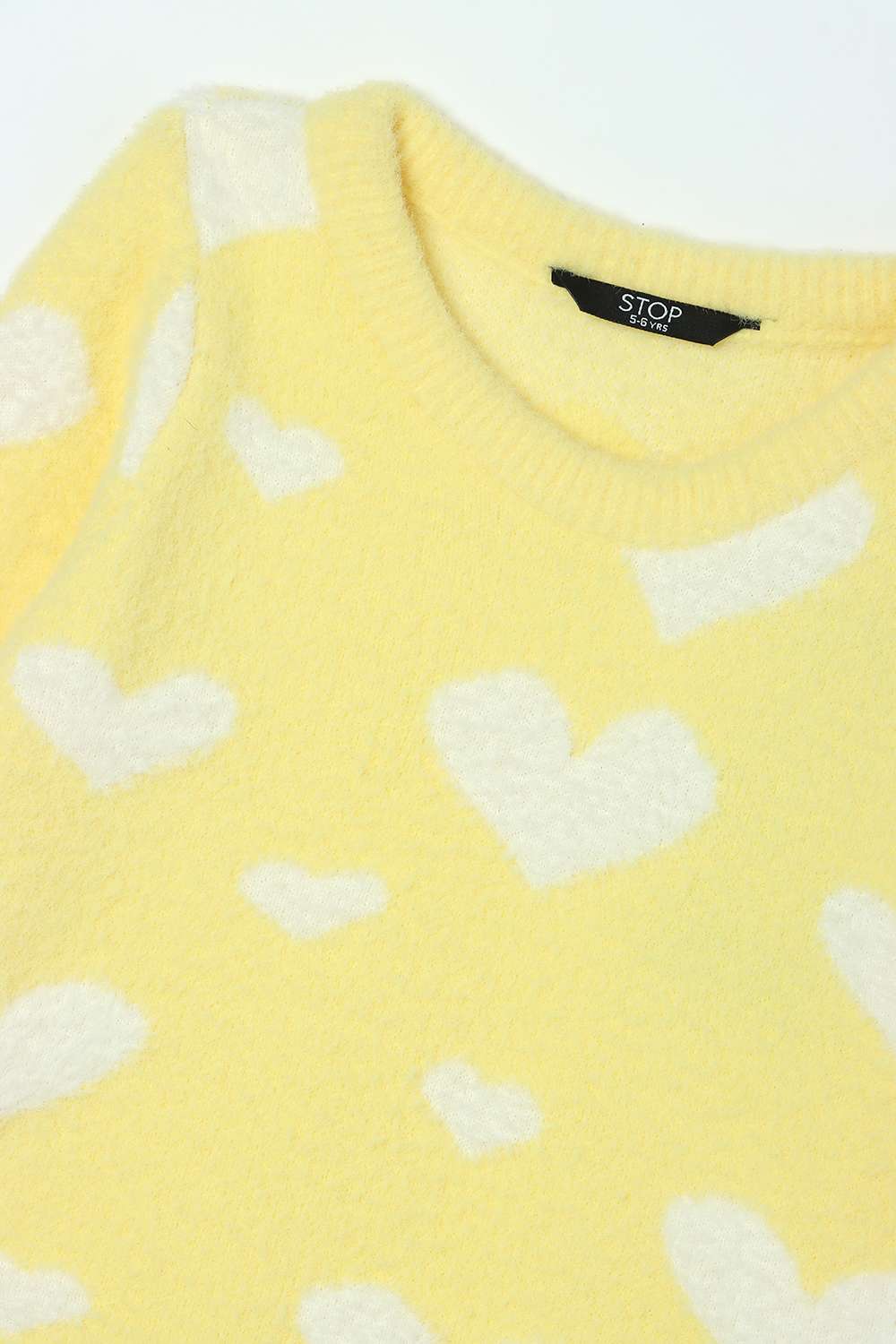 Solid-Blended-Fabric-Round-Neck-Girls-Sweater