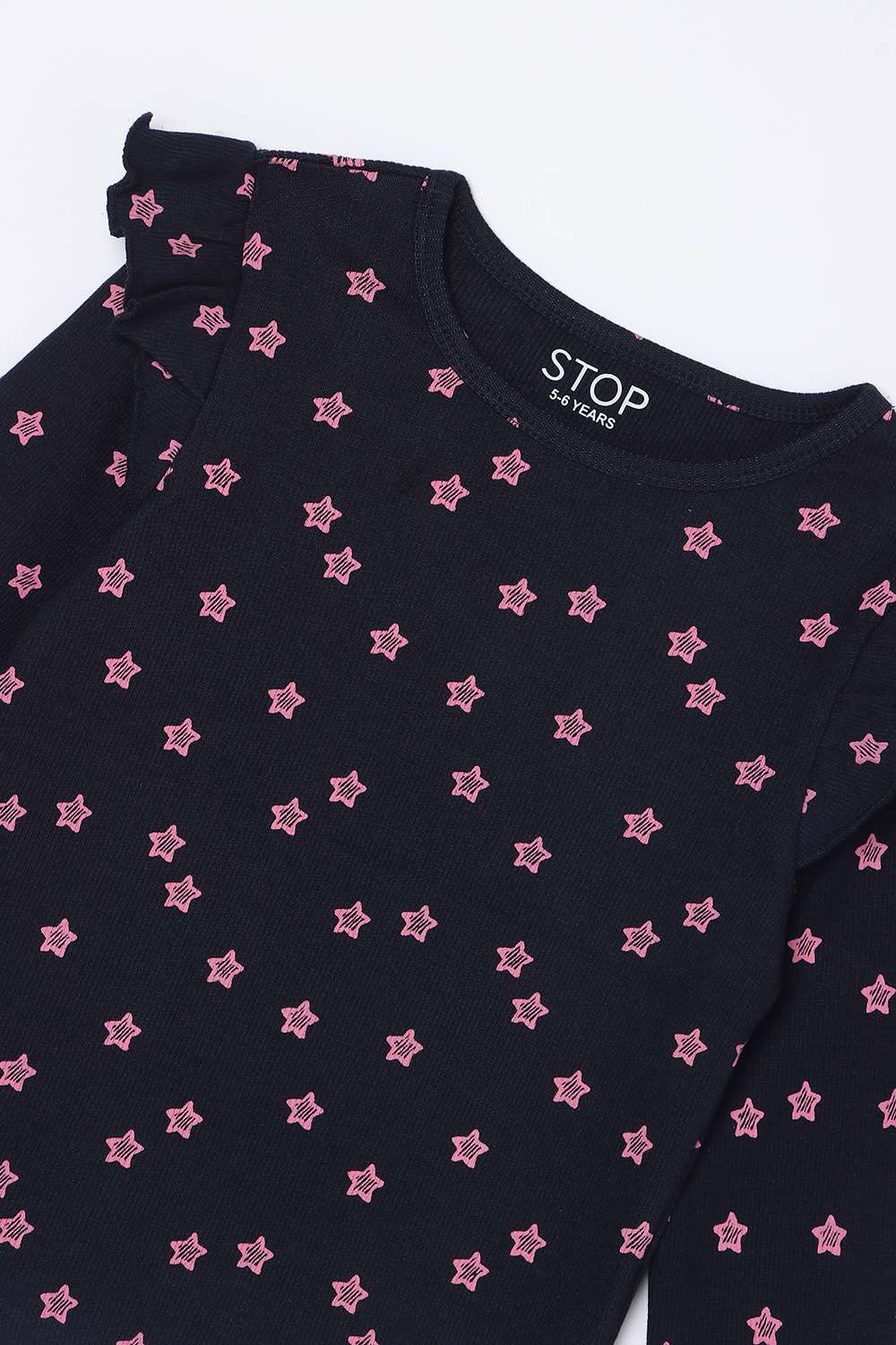 Blended-Fabric-Regular-Fit-Girls-T-Shirt