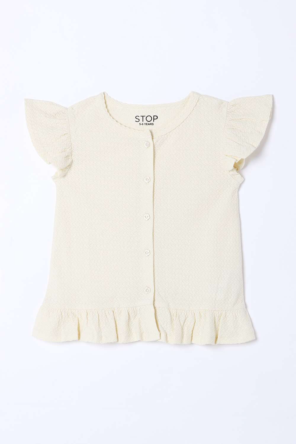 Blended-Fabric-Regular-Fit-Girls-T-Shirt