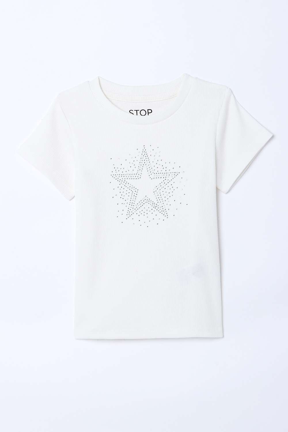 Blended-Fabric-Regular-Fit-Girls-T-Shirt