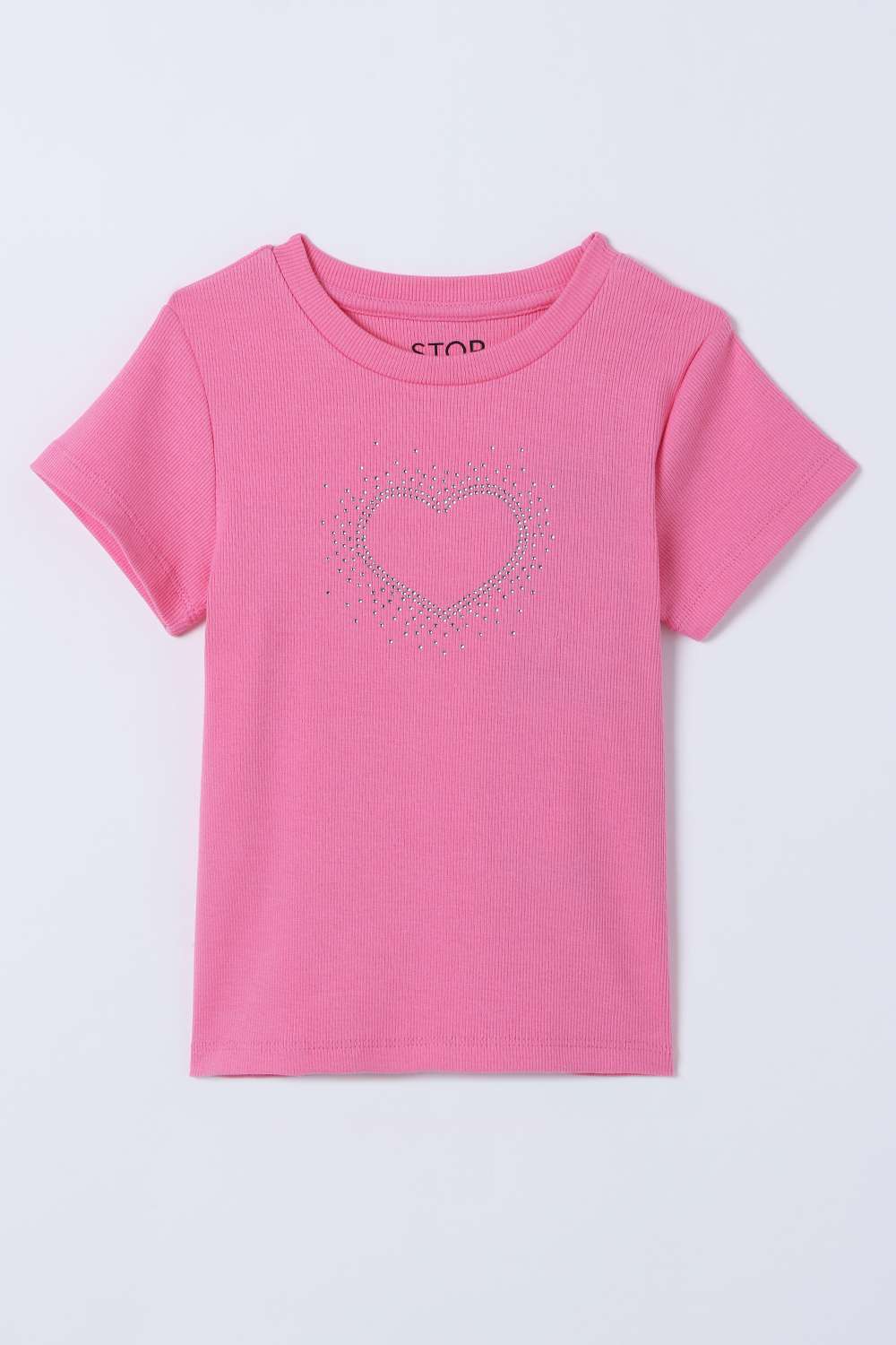 Blended-Fabric-Regular-Fit-Girls-T-Shirt