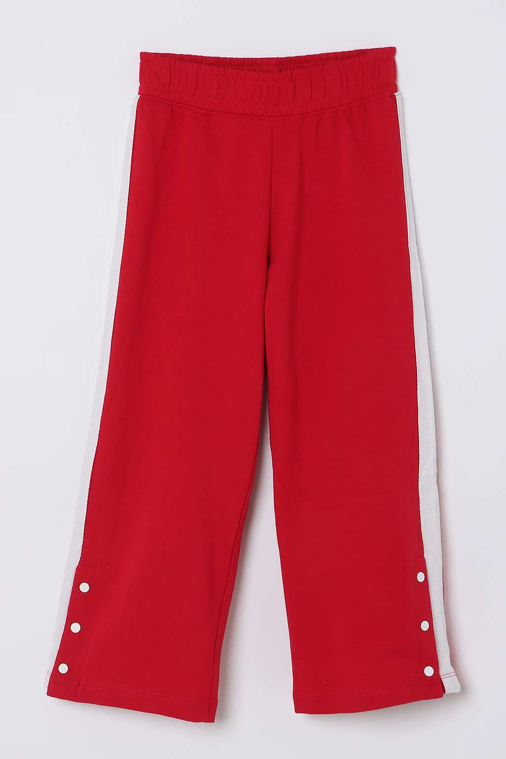 Solid-Cotton-Regular-Fit-Girls-Track-Pants