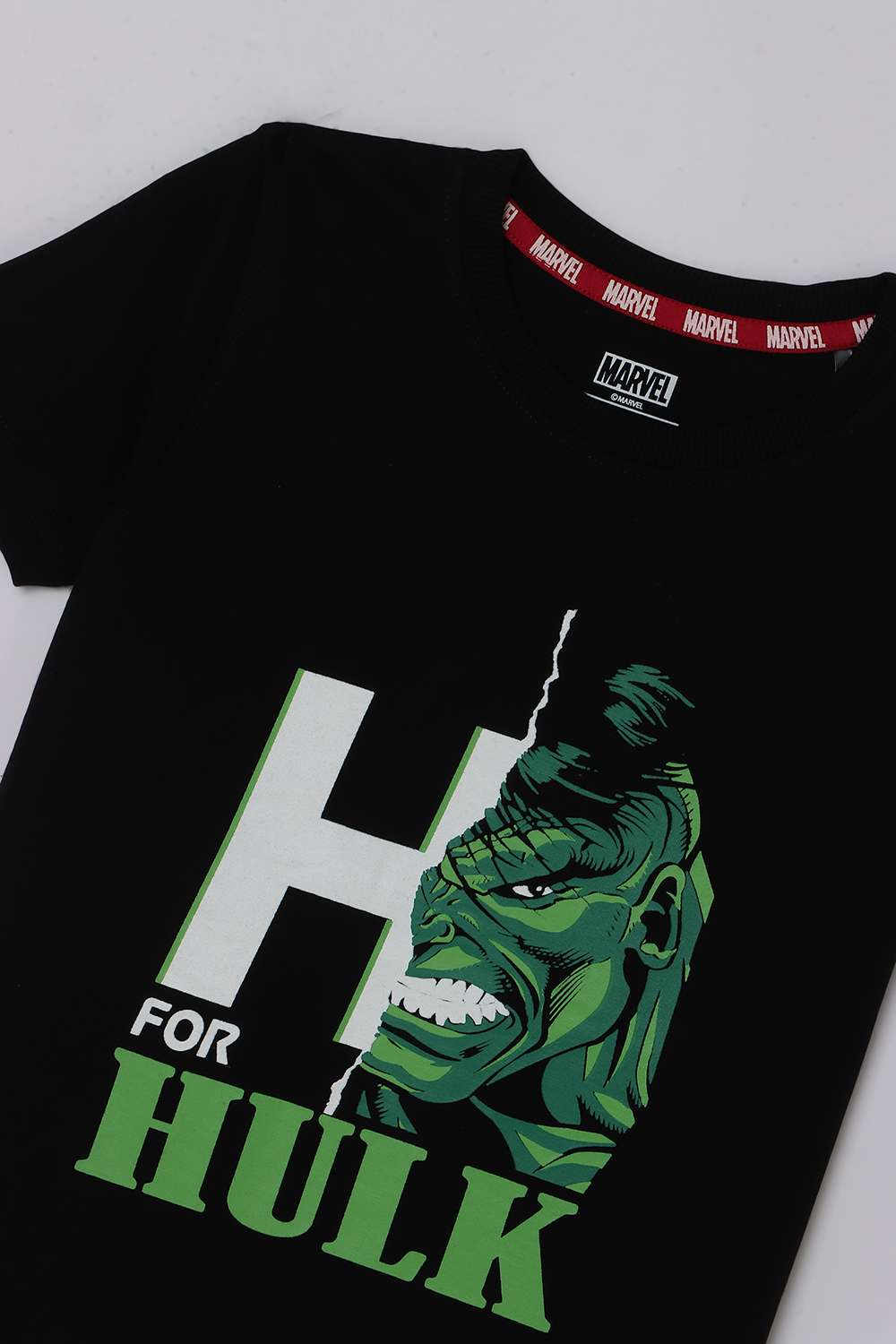 Solid-Blended-Fabric-Boys-Casual-Wear-T-Shirt