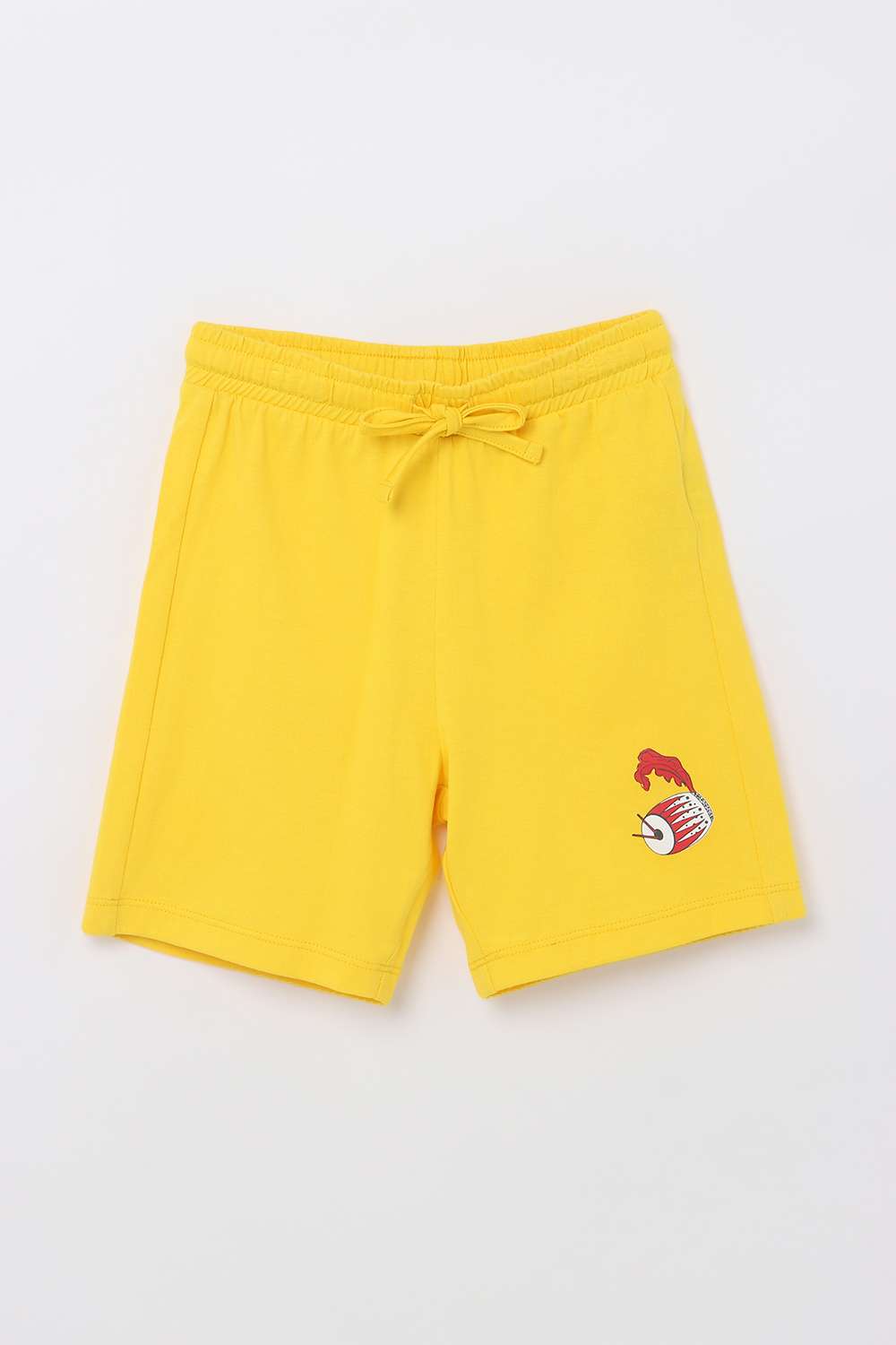 Graphic-Print-Blended-Fabric-Round-Neck-Boys-Co-Ord-Set