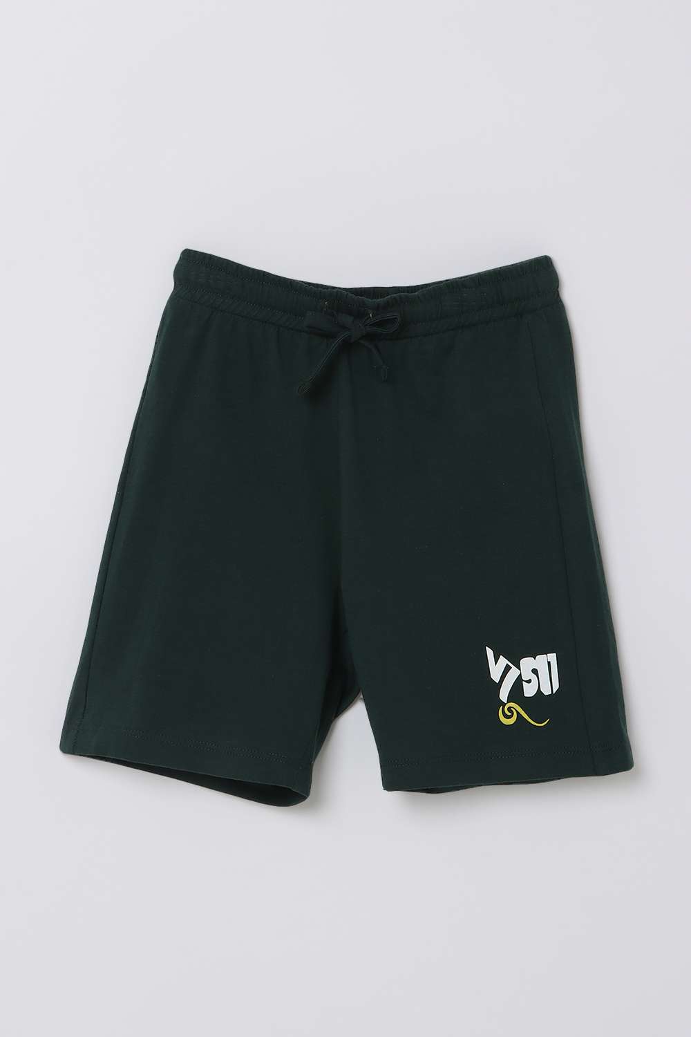 Graphic-Print-Round-Neck-Blended-Fabric-Boy-s-Casual-Wear-T-shirt