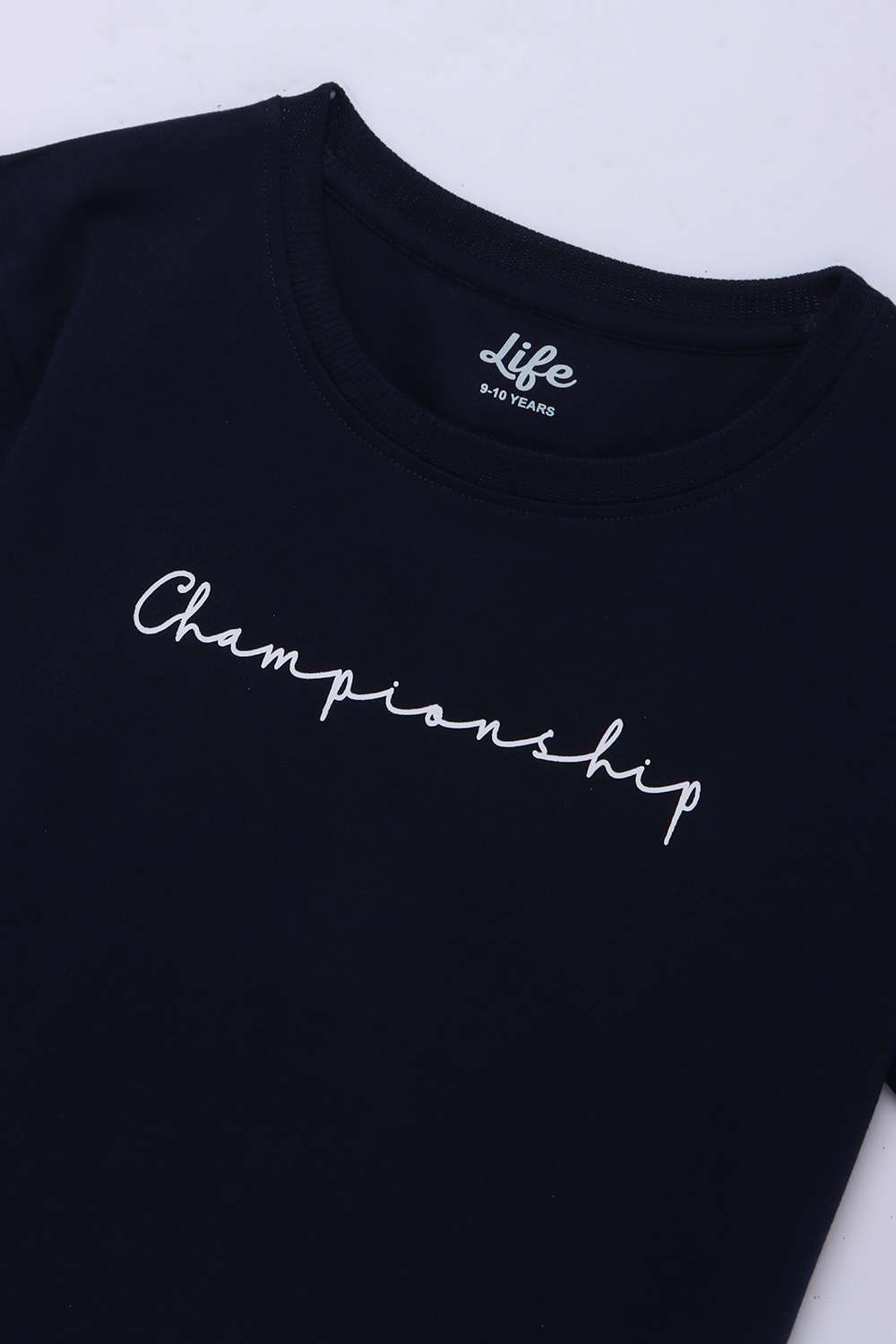 Solid-Cotton-Round-Neck-Boys-T-Shirt