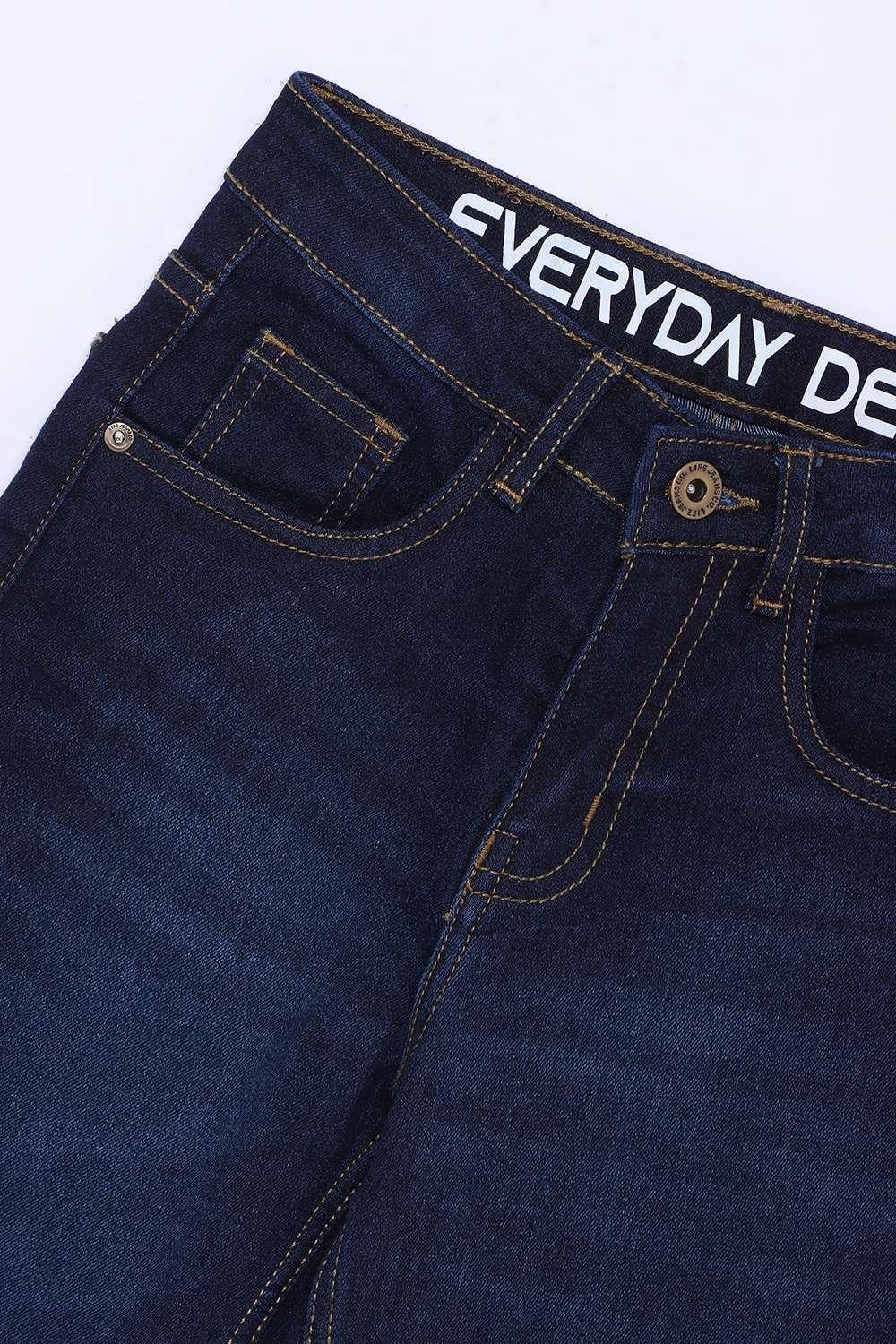 Solid-Denim-Regular-Fit-Boys-Jeans