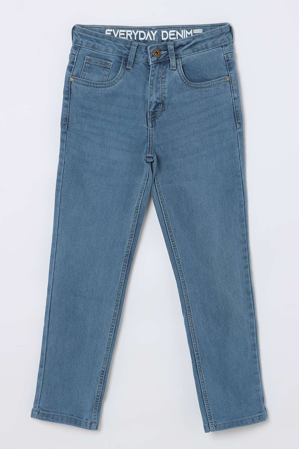 Solid-Denim-Regular-Fit-Boys-Jeans