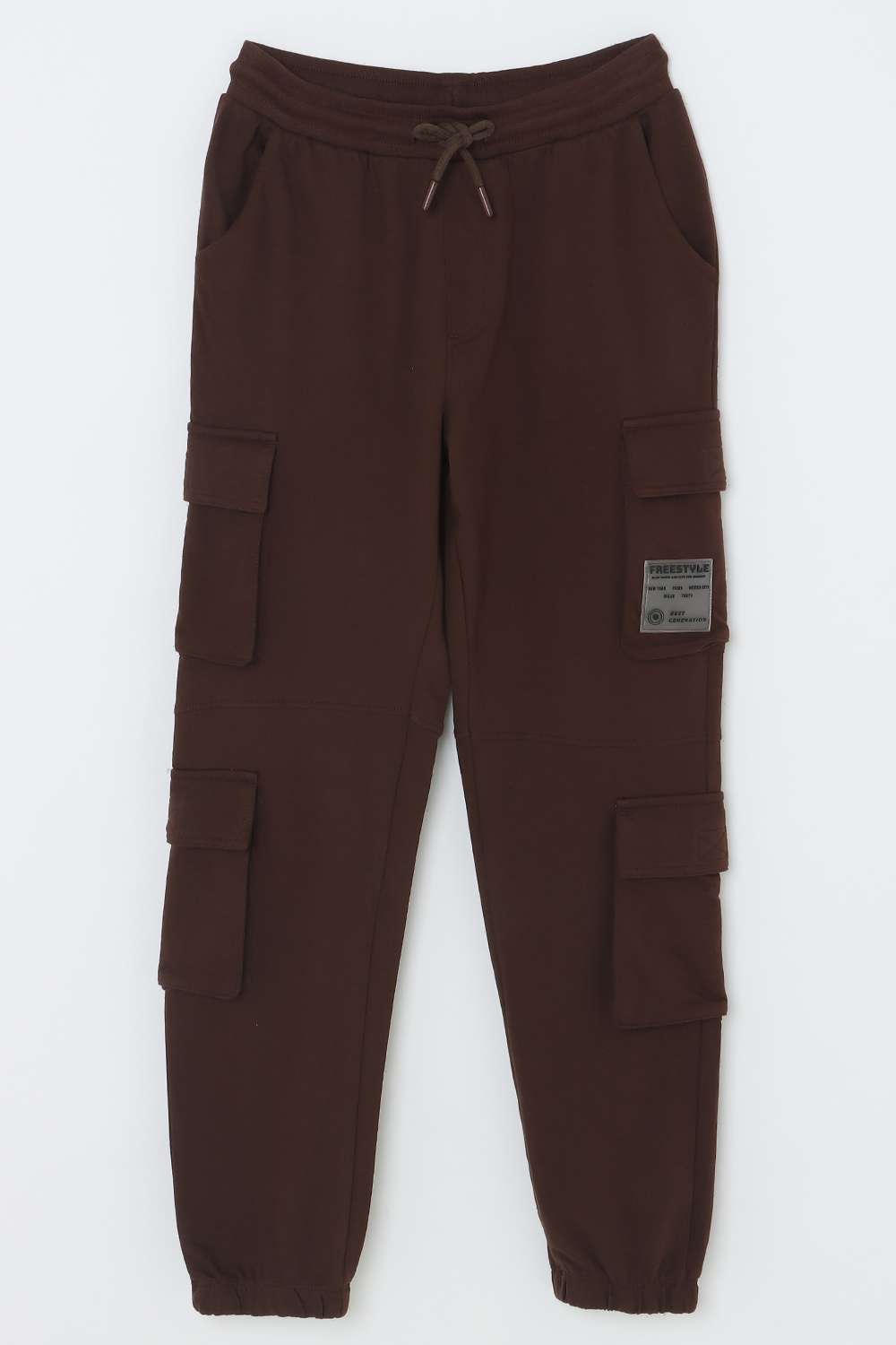 Solid-Cotton-Relaxed-Fit-Ankle-Length-Casual-Wear-Boys-Track-Pants