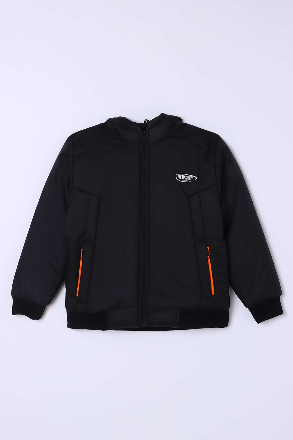 Solid-Polyester-Hooded-Boys-Jacket