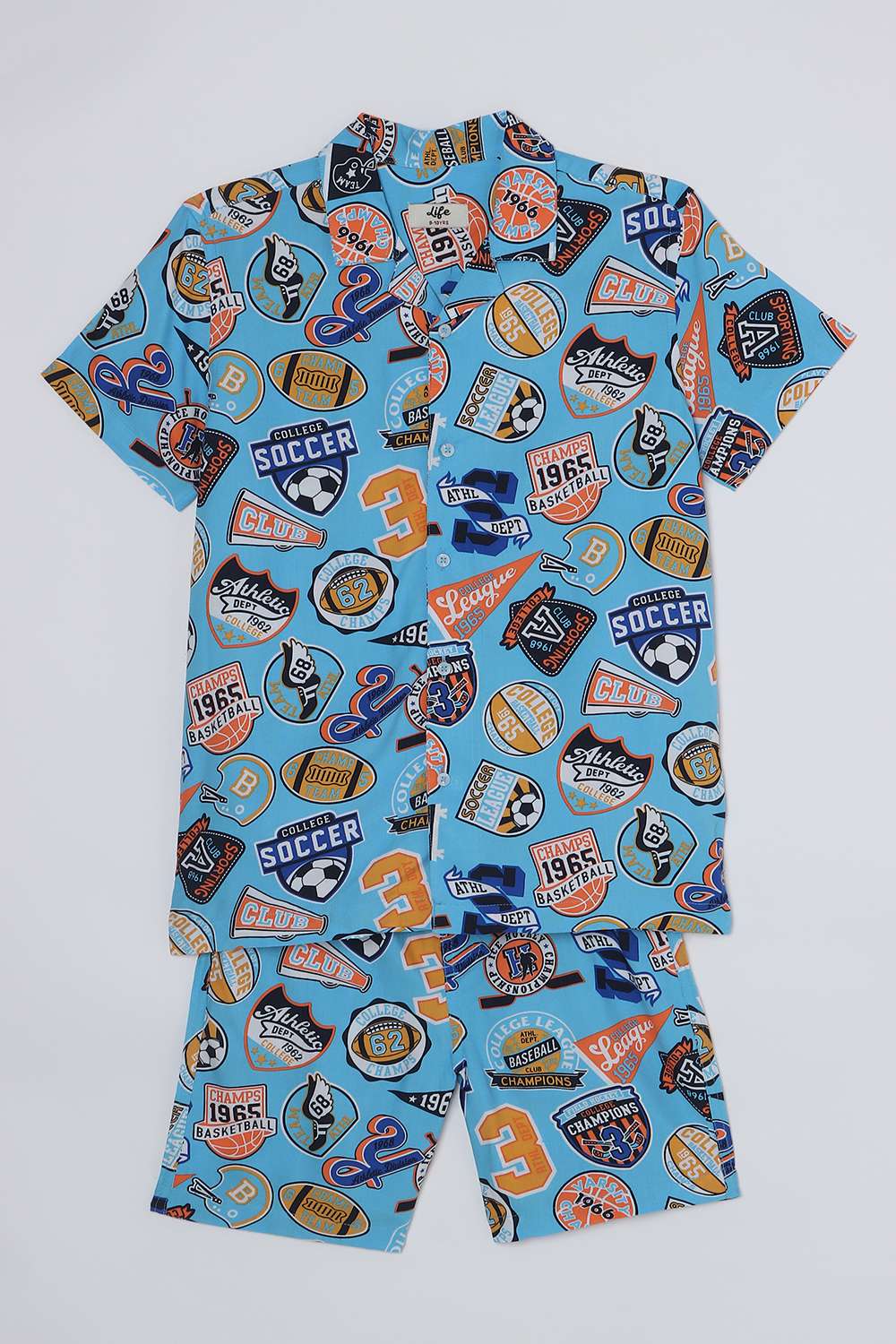 Printed-Viscose-Regular-Fit-Boys-Clothing-Set