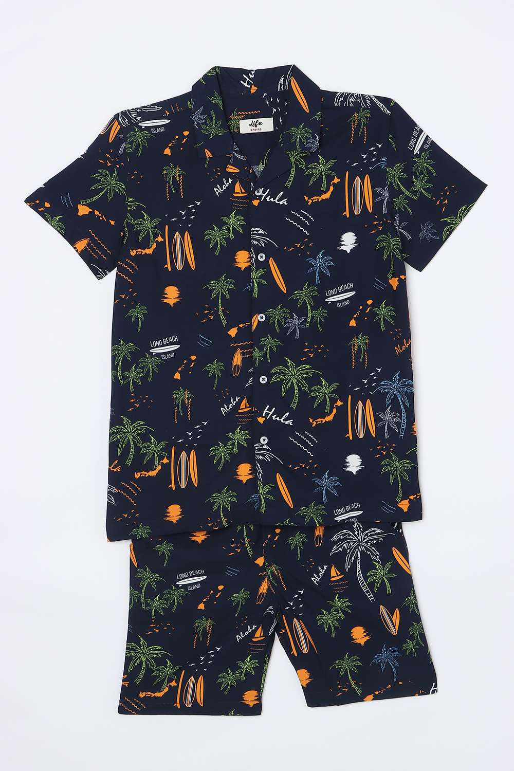 Printed-Viscose-Regular-Fit-Boys-Clothing-Set
