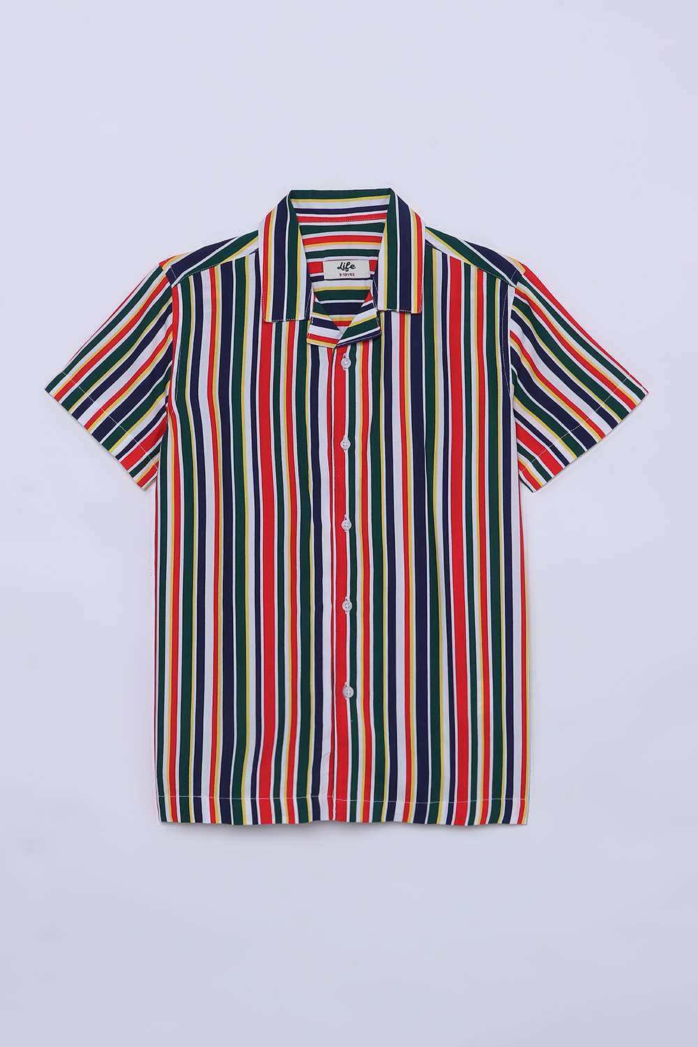 Stripes-Rayon-Regular-Fit-Boys-Shirt