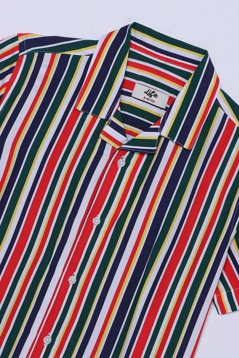 Stripes-Rayon-Regular-Fit-Boys-Shirt