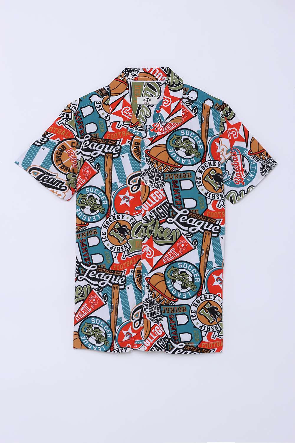 Graphic-Print-Rayon-Resort-Collar-Boys-Shirt