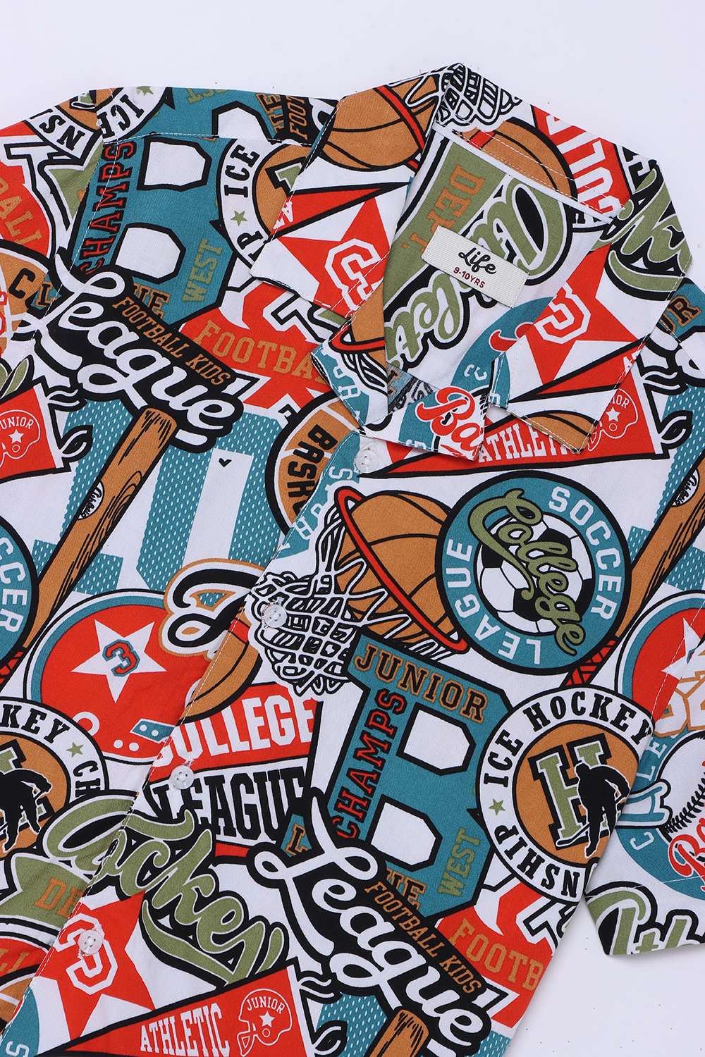 Graphic-Print-Rayon-Resort-Collar-Boys-Shirt