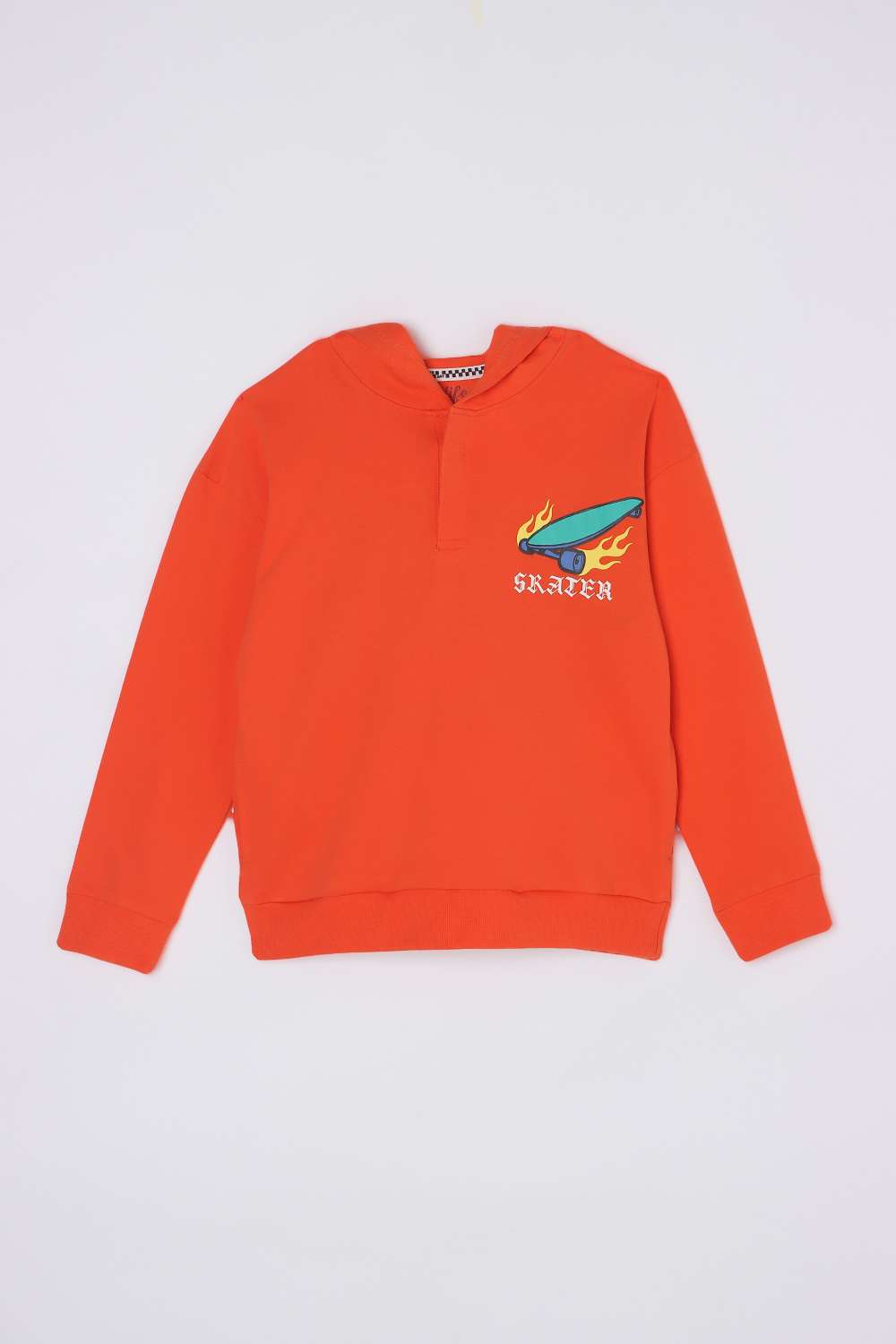 Graphic-Print-Cotton-Hooded-Boys-Sweatshirt