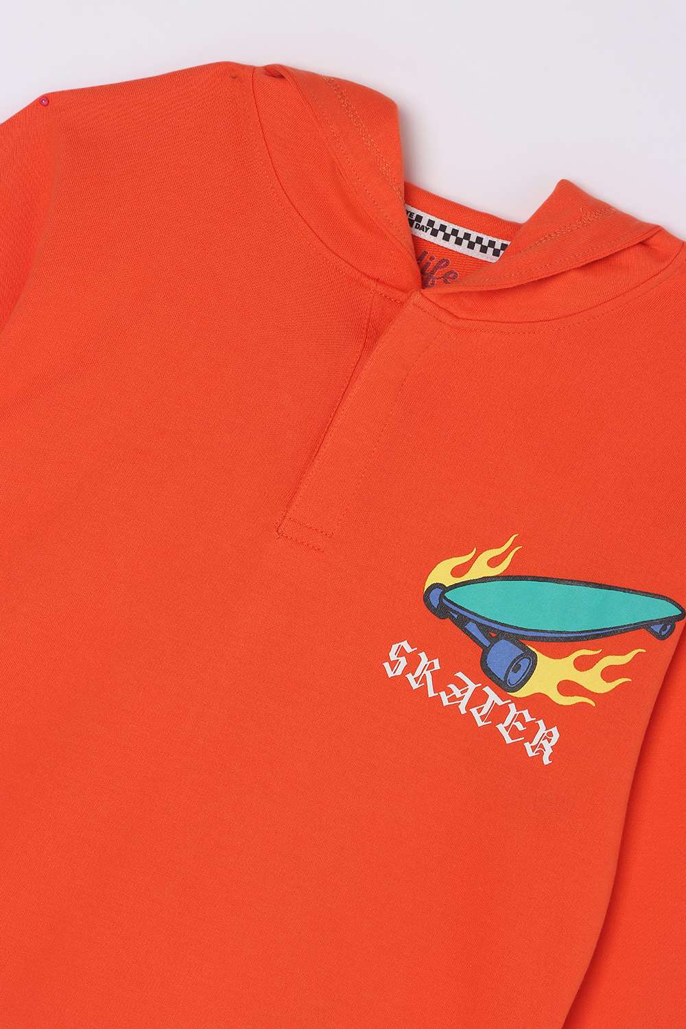 Graphic-Print-Cotton-Hooded-Boys-Sweatshirt