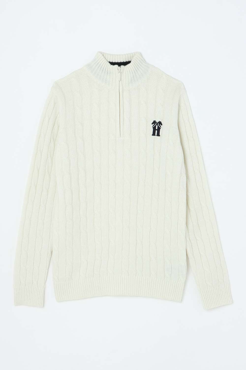 Solid-Acrylic-High-Neck-Boys-Sweater