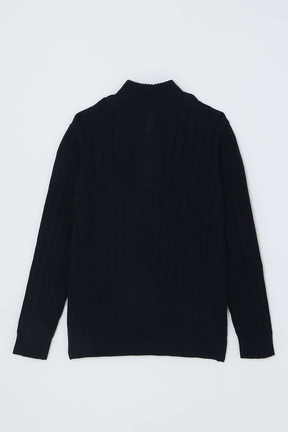 Solid-Acrylic-High-Neck-Boys-Sweater