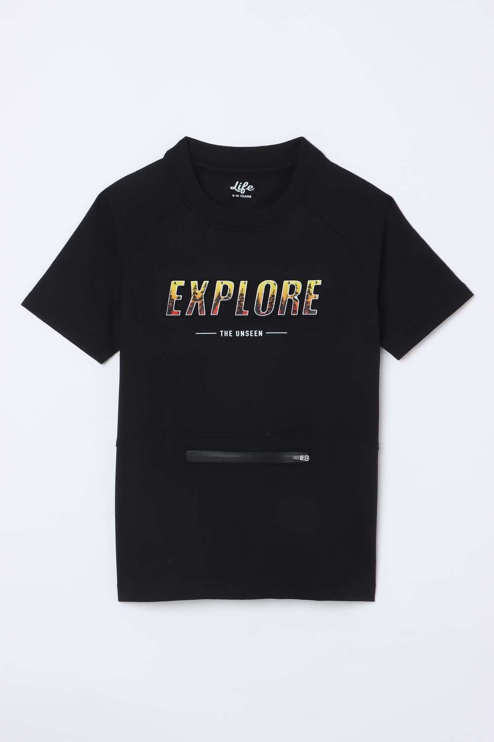 Solid-Cotton-Round-Neck-Boys-T-Shirt