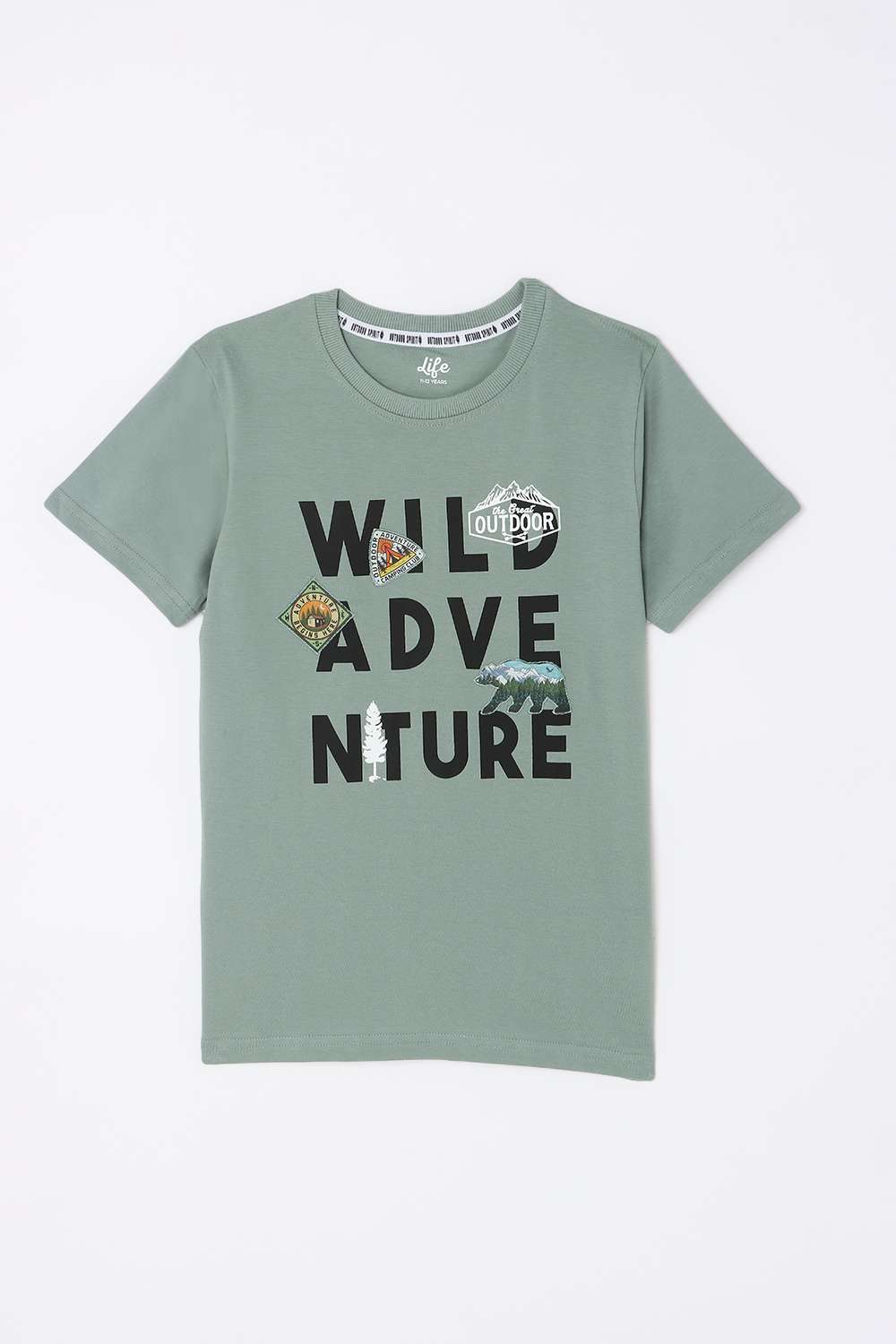 Graphic-Print-Cotton-Round-Neck-Boys-T-Shirt