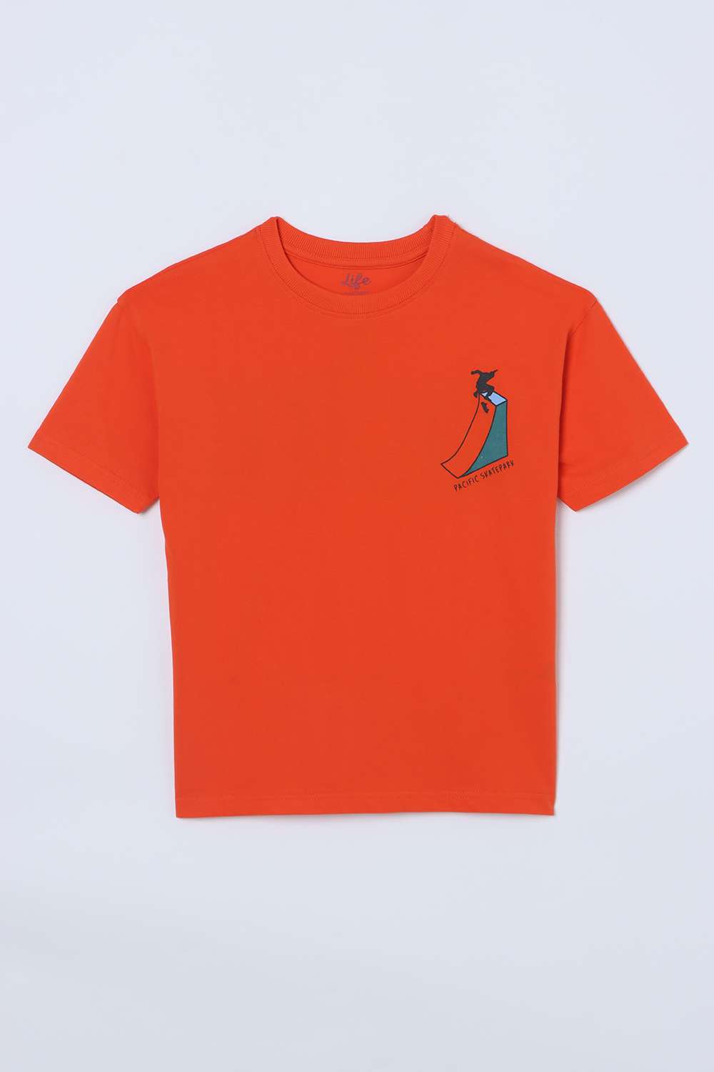 Graphic-Print-Cotton-Round-Neck-Boys-T-Shirt