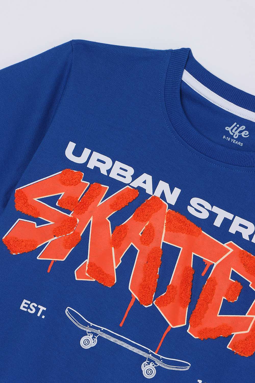 Graphic-Print-Cotton-Round-Neck-Boys-T-Shirt