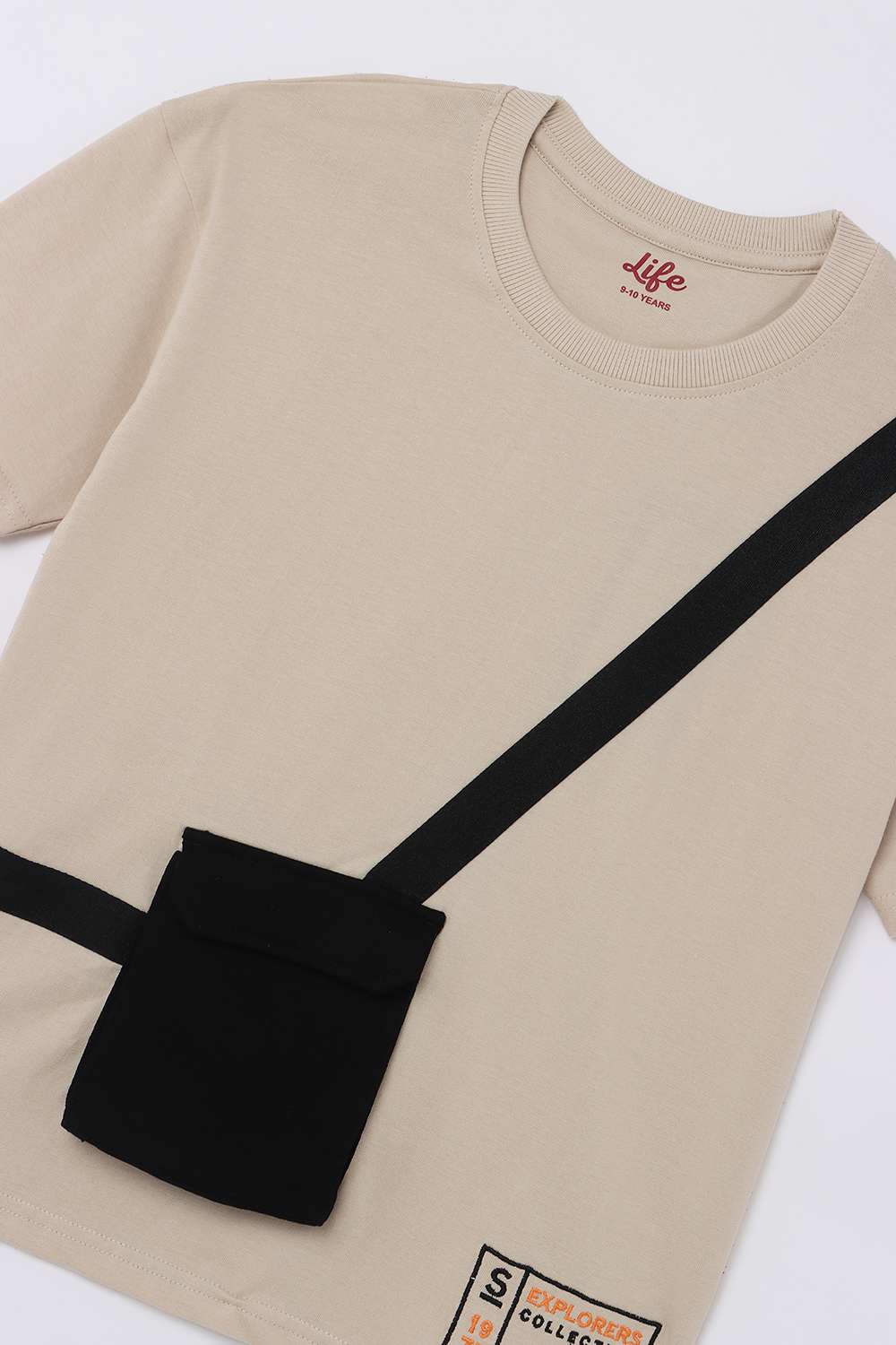 Solid-Cotton-Round-Neck-Boys-Casual-Wear-T-Shirt