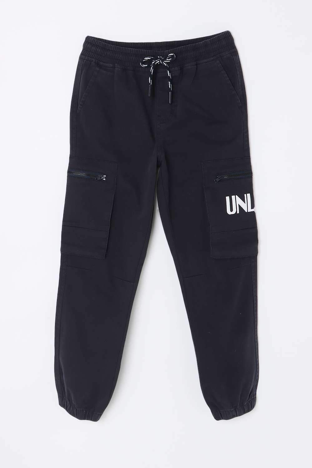 Solid-Regular-Fit-Blended-Fabric-Boy-s-Casual-Wear-Trousers