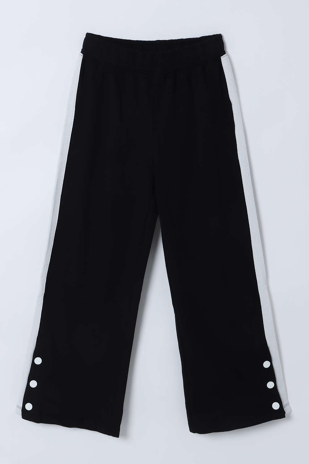 Solid-Cotton-Regular-Fit-Girls-Track-Pants