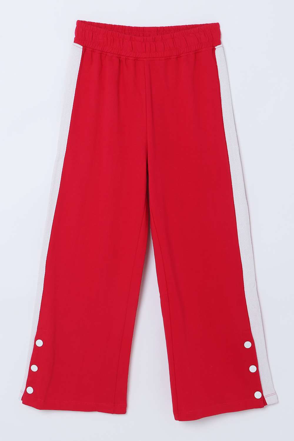 Solid-Cotton-Regular-Fit-Girls-Track-Pants