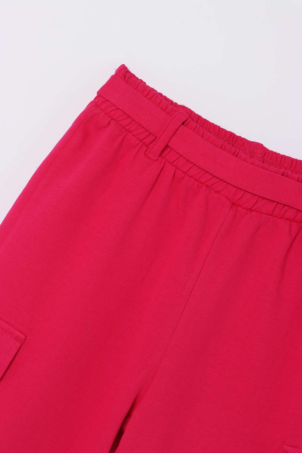 Solid-Cotton-Regular-Fit-Girls-Track-Pants