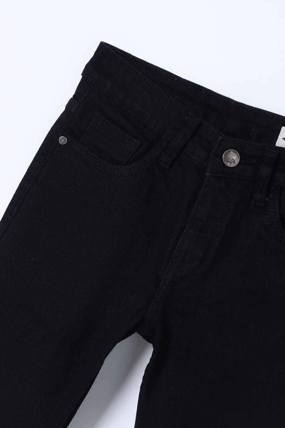 Blended-Fabric-Regular-Fit-Girls-Jeans