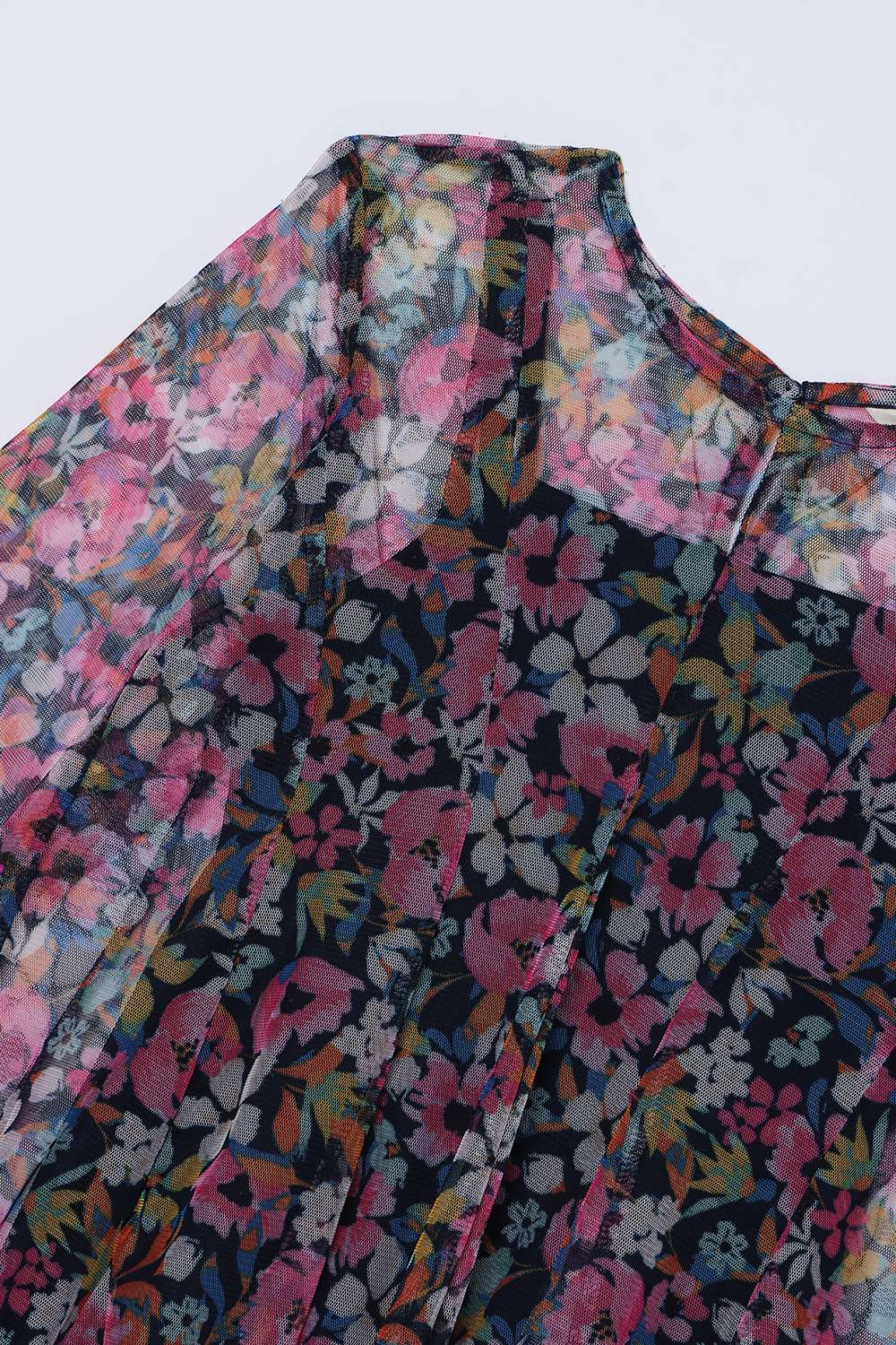 Printed-Polyester-Round-Neck-Girls-Casual-Wear-Dress
