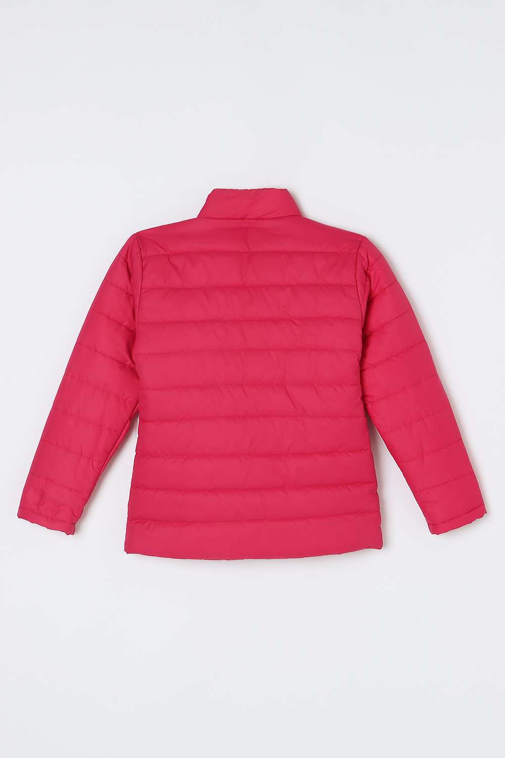 Solid-Polyester-Round-Neck-Girls-Winter-Wear-Jacket