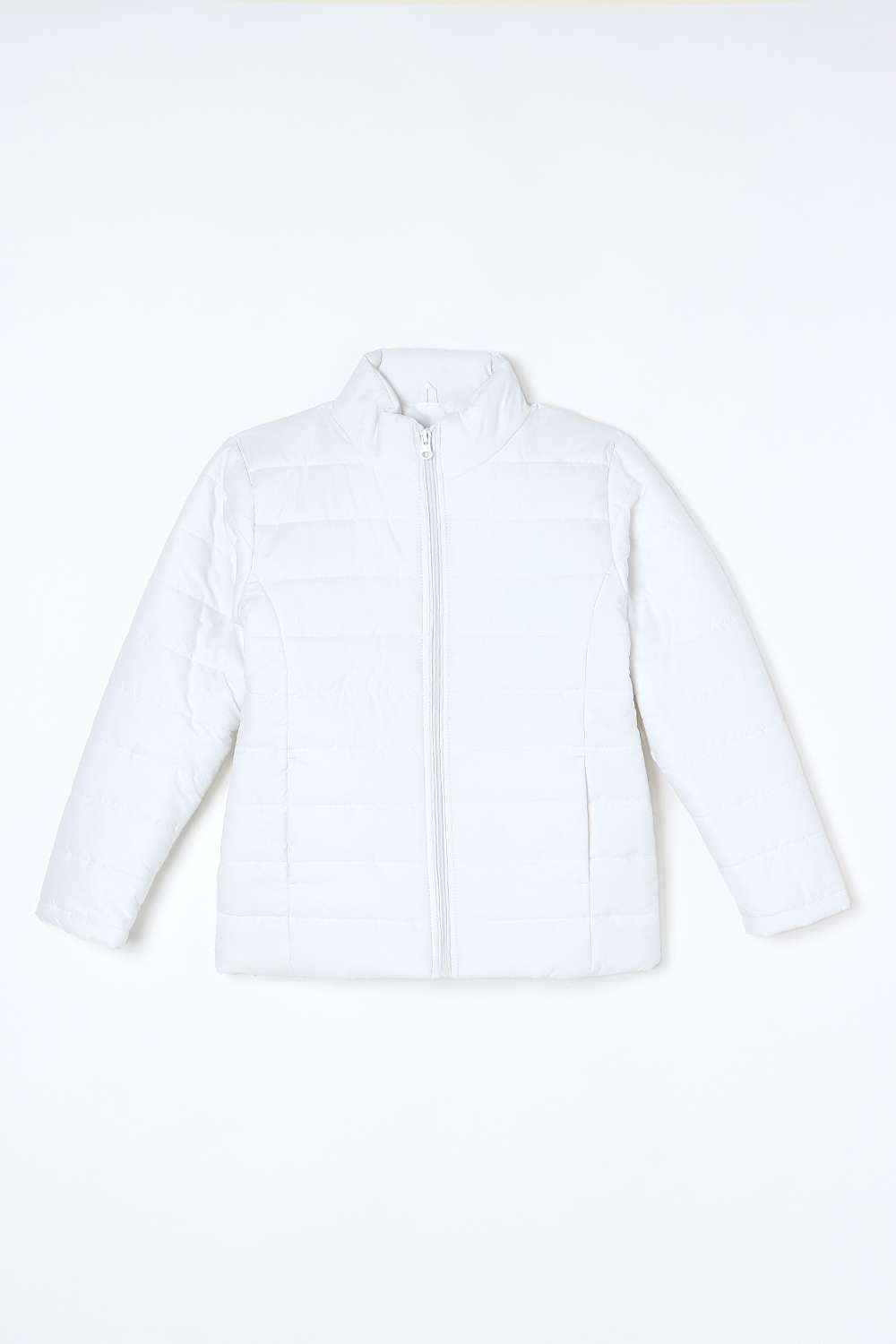 Solid-Polyester-Round-Neck-Girls-Winter-Wear-Jacket