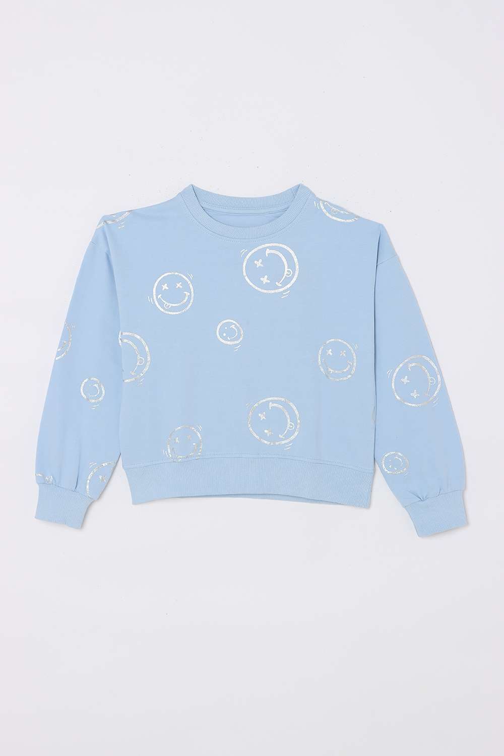 Blended-Fabric-Regular-Fit-Girls-Sweatshirt