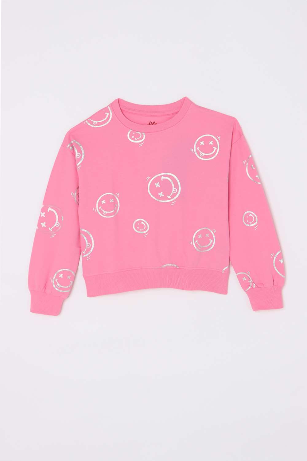 Blended-Fabric-Regular-Fit-Girls-Sweatshirt