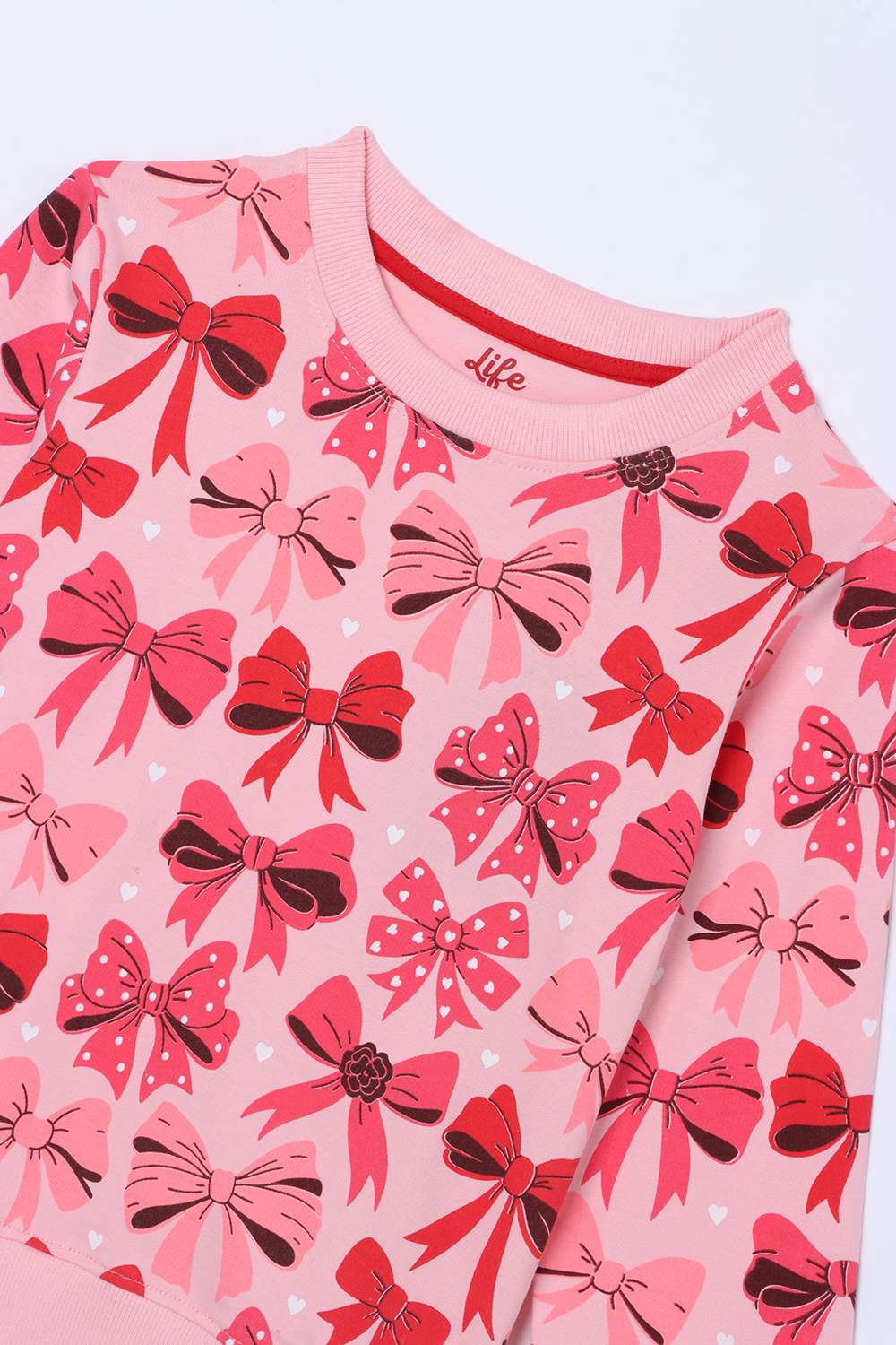 Printed-Cotton-Round-Neck-Girls-Sweatshirt