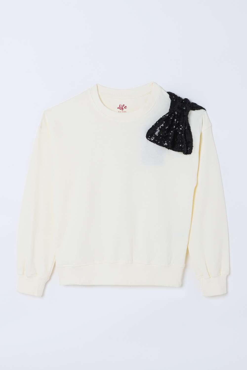 Solid-Cotton-Round-Neck-Girls-Sweatshirt